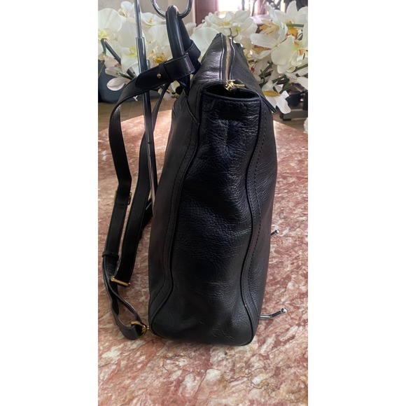 Fossil Parker Convertible Backpack Black Pebble Leather ZB1515001 EUC! $238